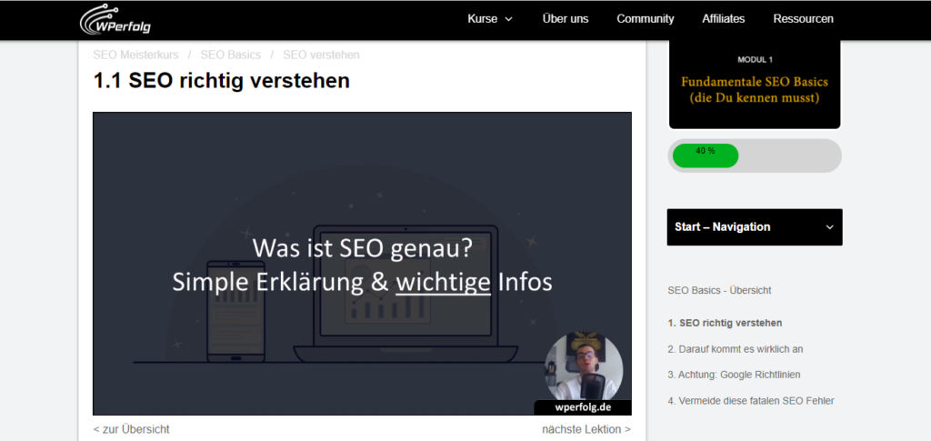 SEO Meisterkurs Erfahrungen von Fredrik Vogt