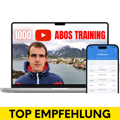 1000 YouTube Abos Training von Christopher Boenig